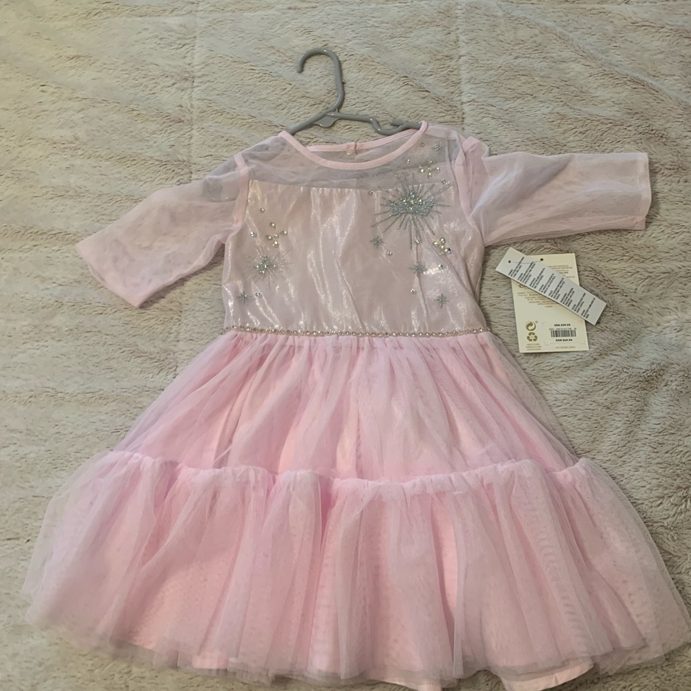 Disney Princess dress collection.  Pink dress NWT size 4